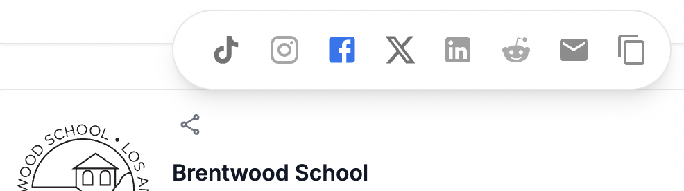 Share options including TikTok, Instagram, Facebook, X, LinkedIn, Reddit, Email